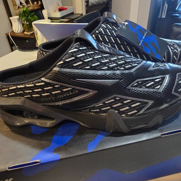 Asics Novalis Gel-Styrax Black LOAFER SLIDE MENS SIZE 10 1203A500-001 NEW RARE - Picture 1 of 16
